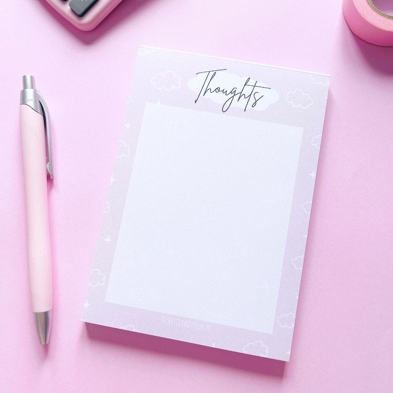 A6 Thoughts Notepad