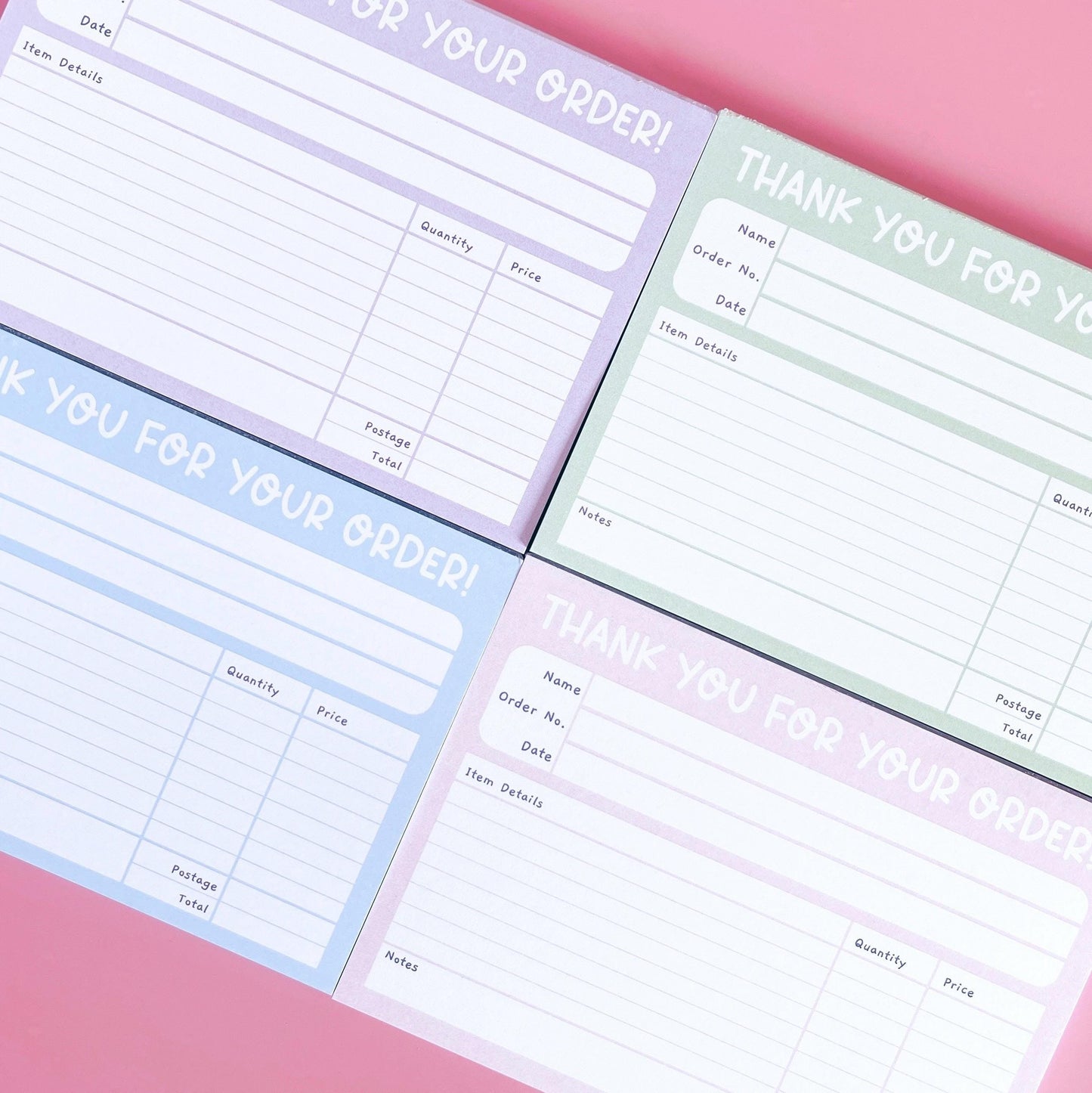 Small Business Invoice Notepad A6