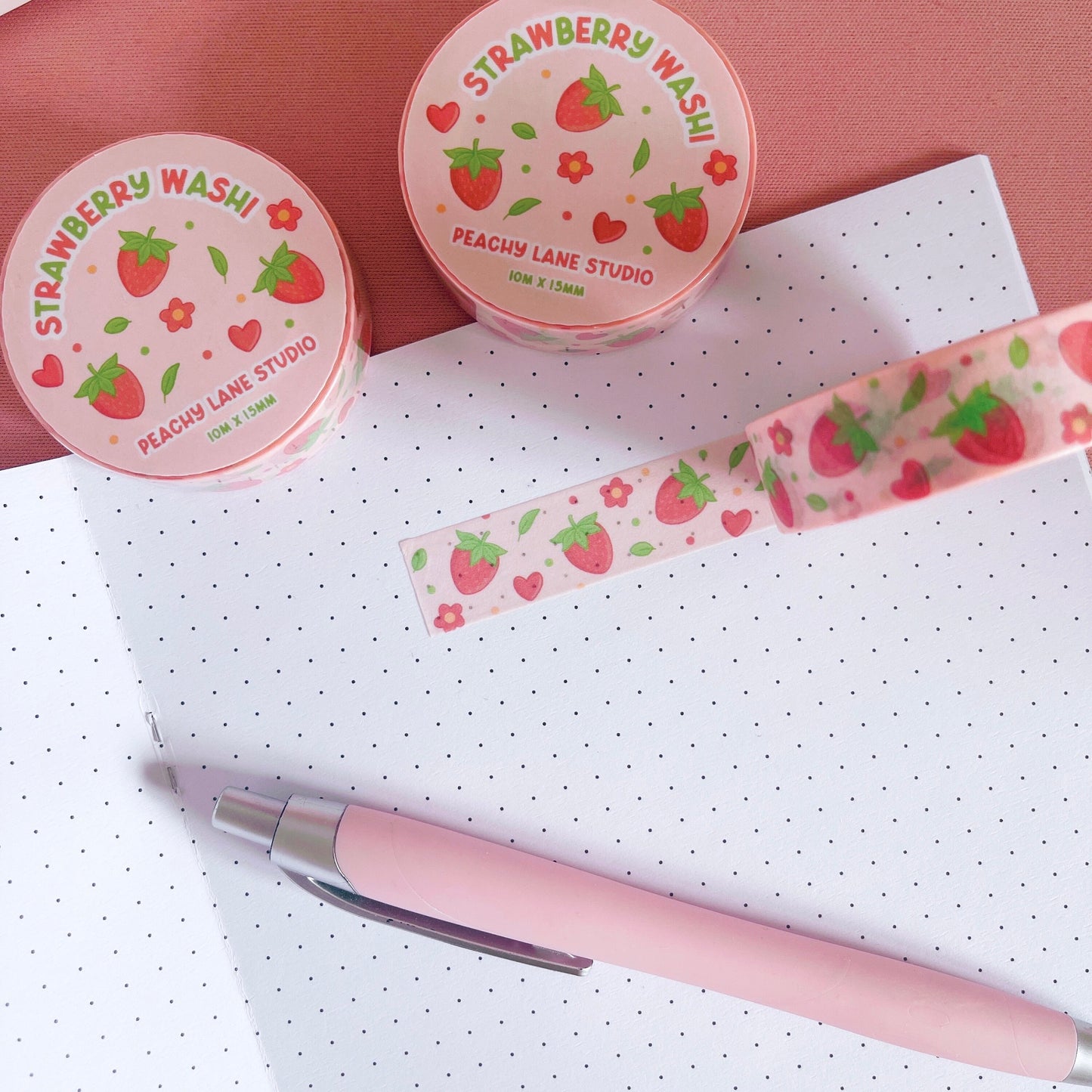 Strawberry Washi Tape