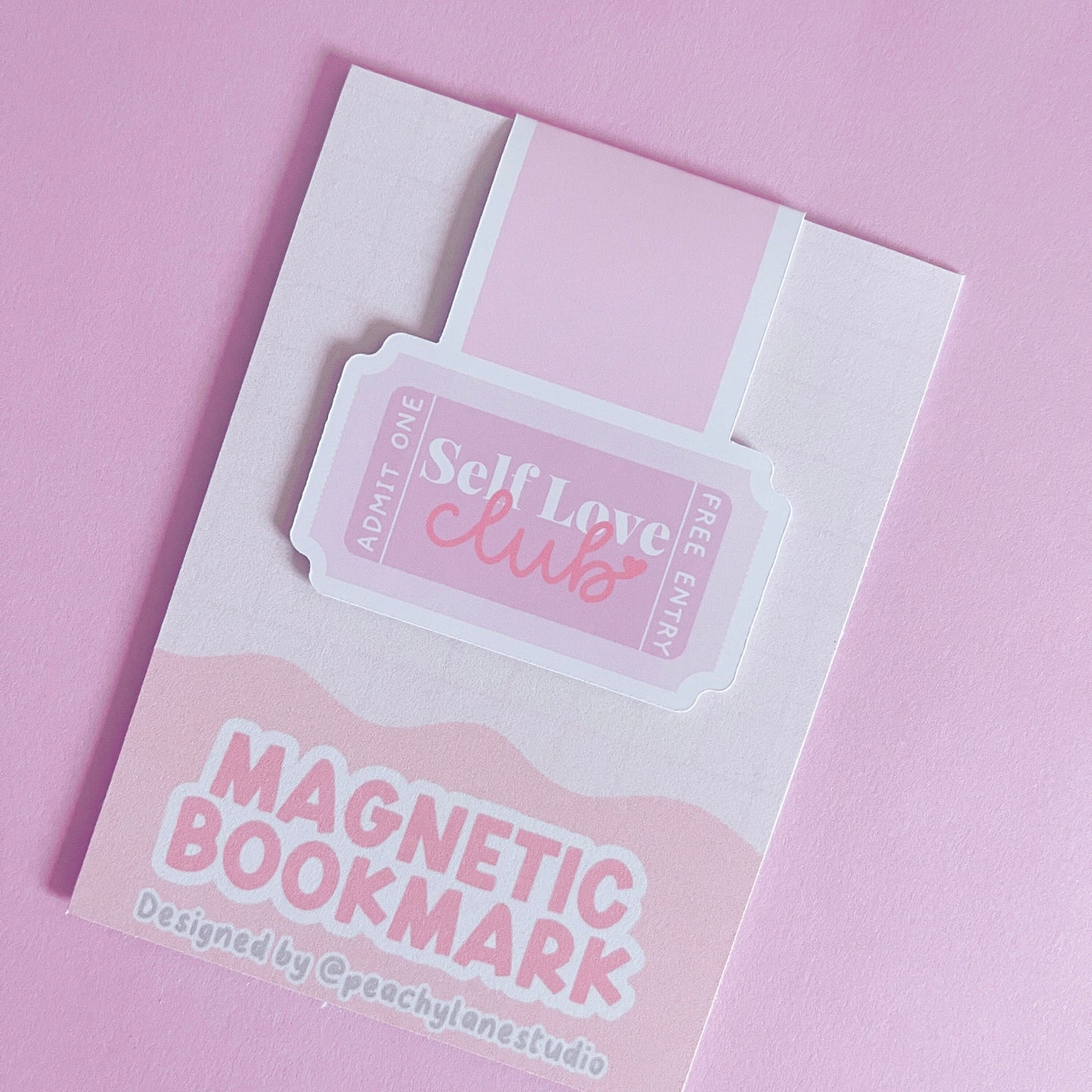 Self Love Club Magnetic Bookmark