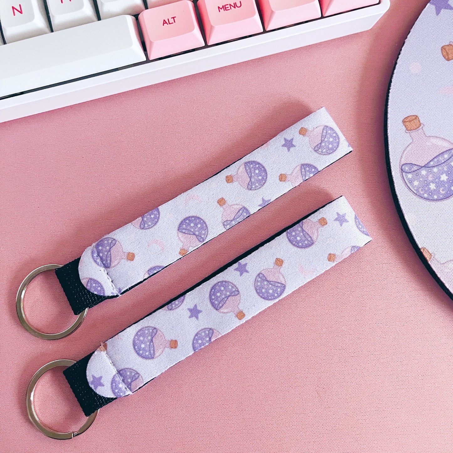 Potion Pattern Wrist Lanyard
