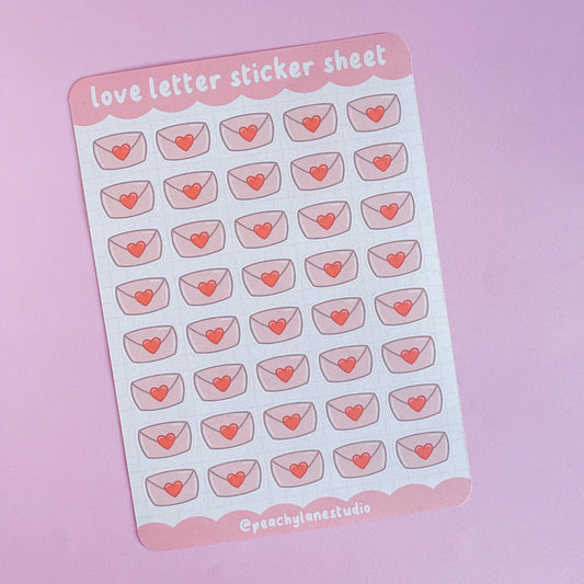 Love Letter Sticker Sheet