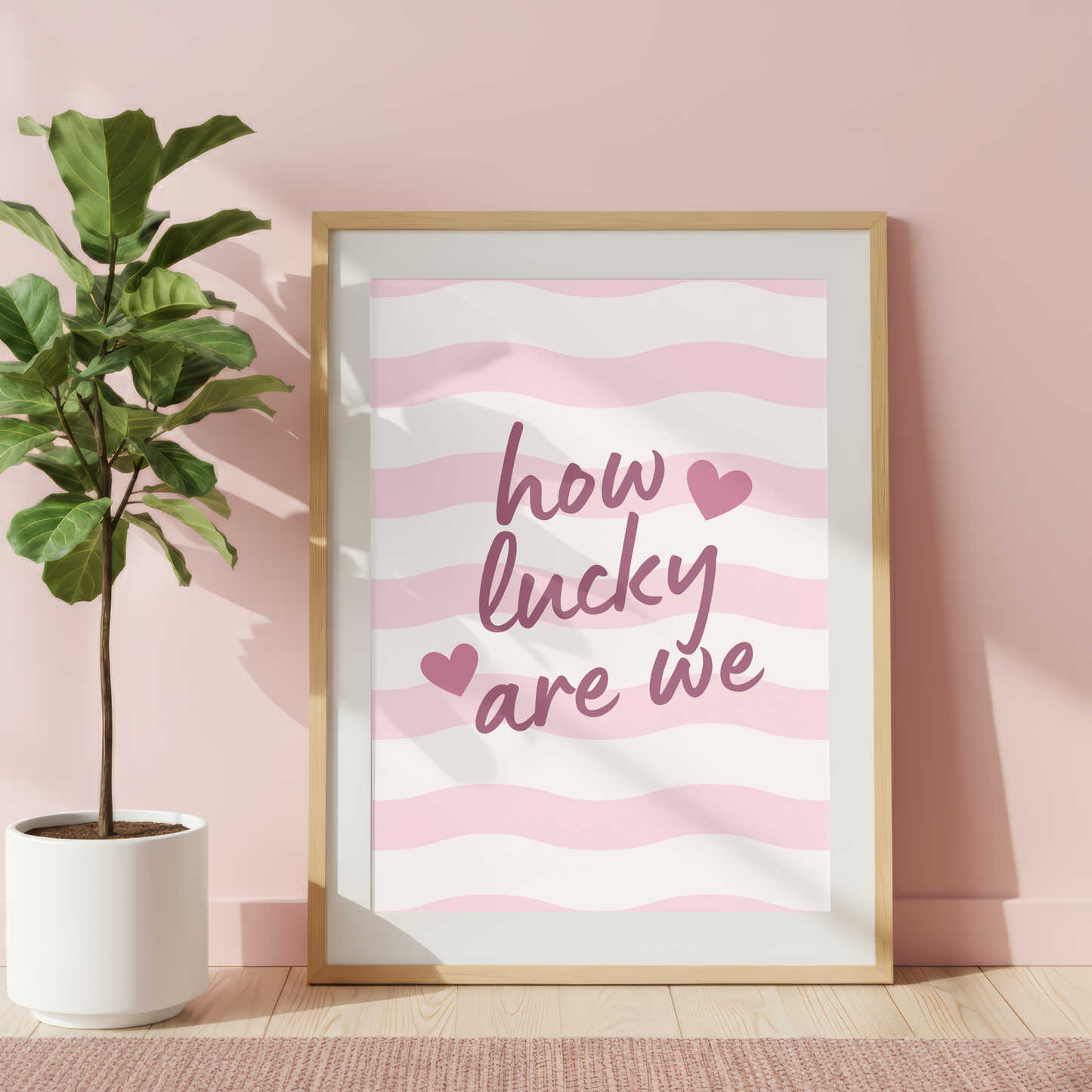 How Lucky Are We Print