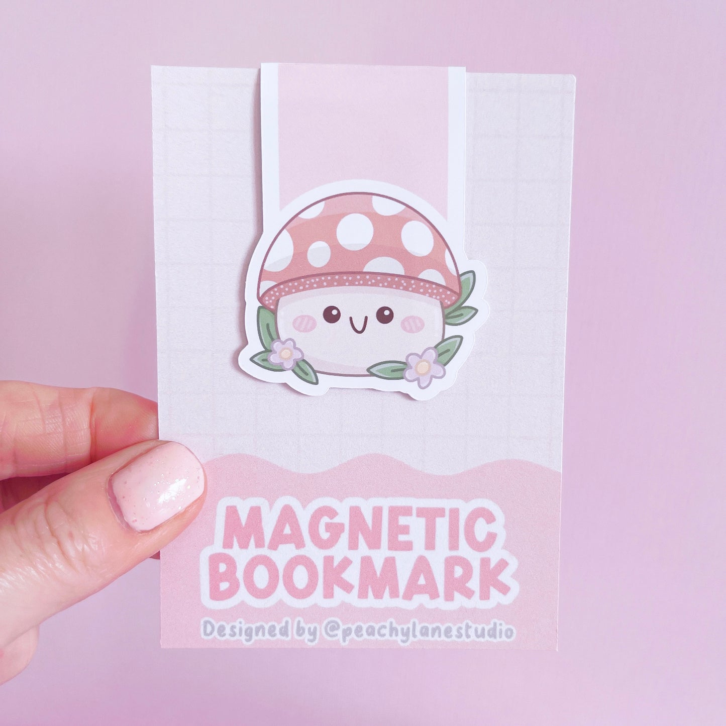 Mushroom Magnetic Bookmark
