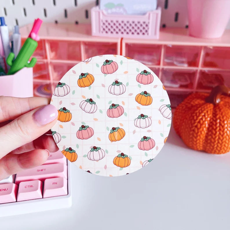 Pumpkin Pattern Coaster