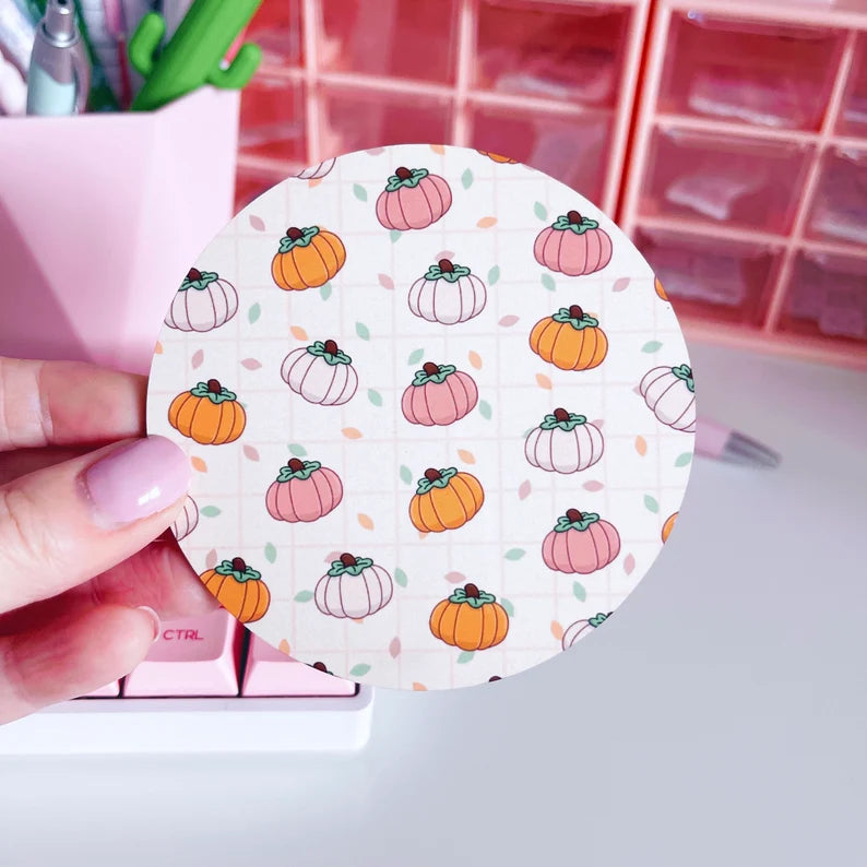 Pumpkin Pattern Coaster