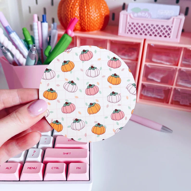 Pumpkin Pattern Coaster