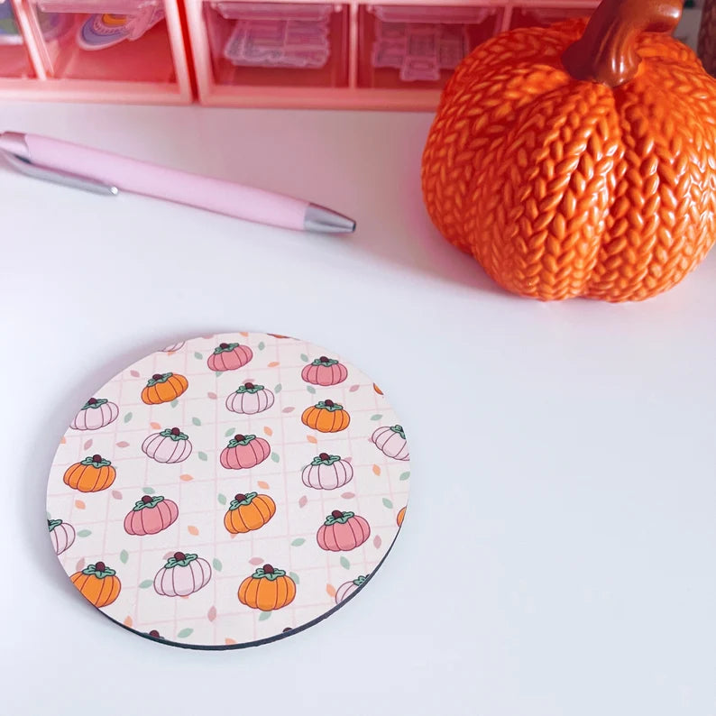 Pumpkin Pattern Coaster