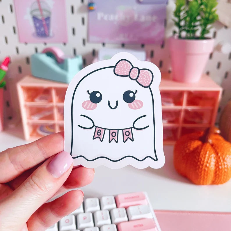 Ghostie Boo Vinyl Sticker