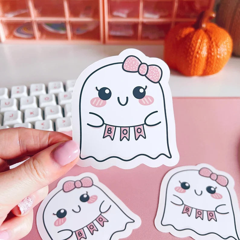 Ghostie Boo Vinyl Sticker