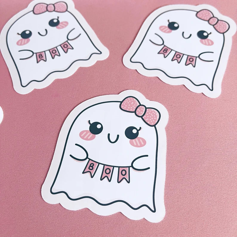 Ghostie Boo Vinyl Sticker