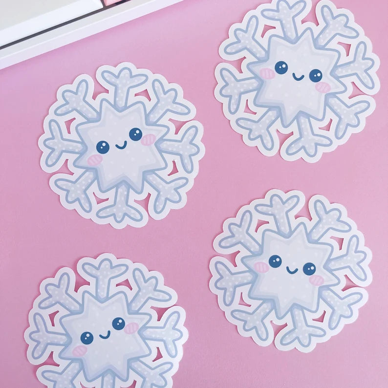 Winter Snowflake Vinyl Sticker