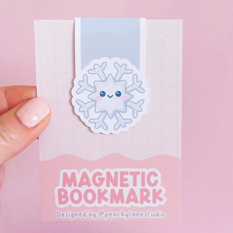 Snowflake Magnetic Bookmark