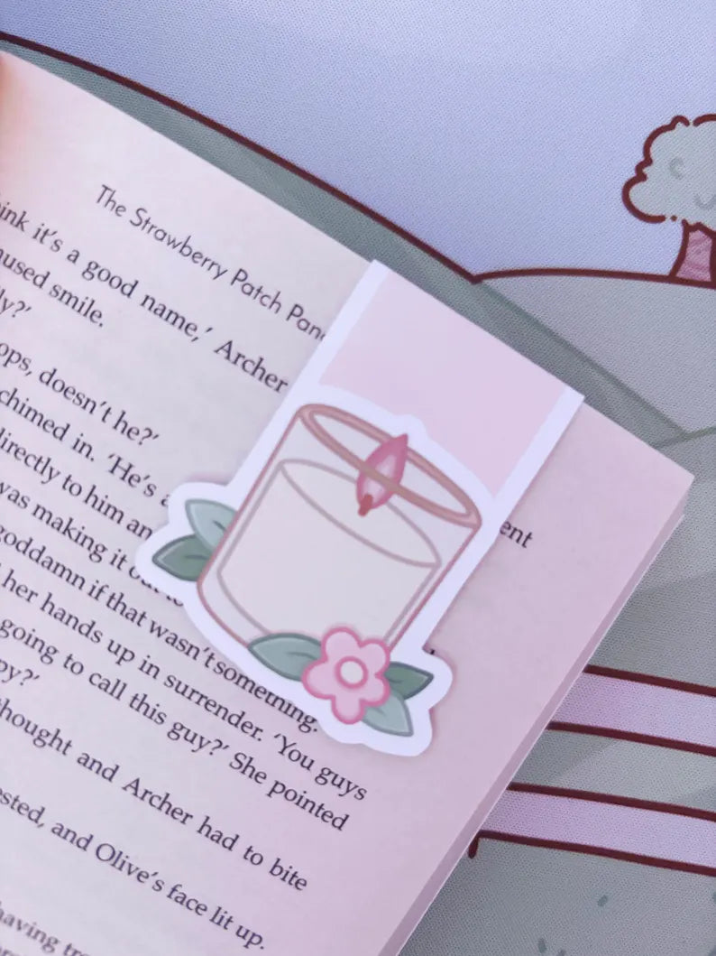 Candle Magnetic Bookmark