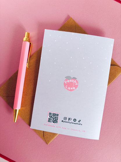Stationery Christmas Stocking Card with Envelope