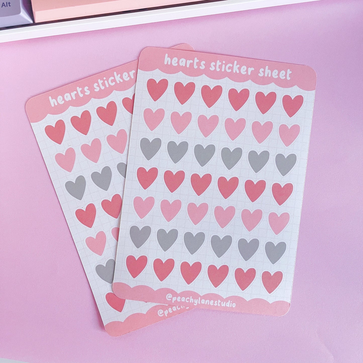 Hearts Sticker Sheet