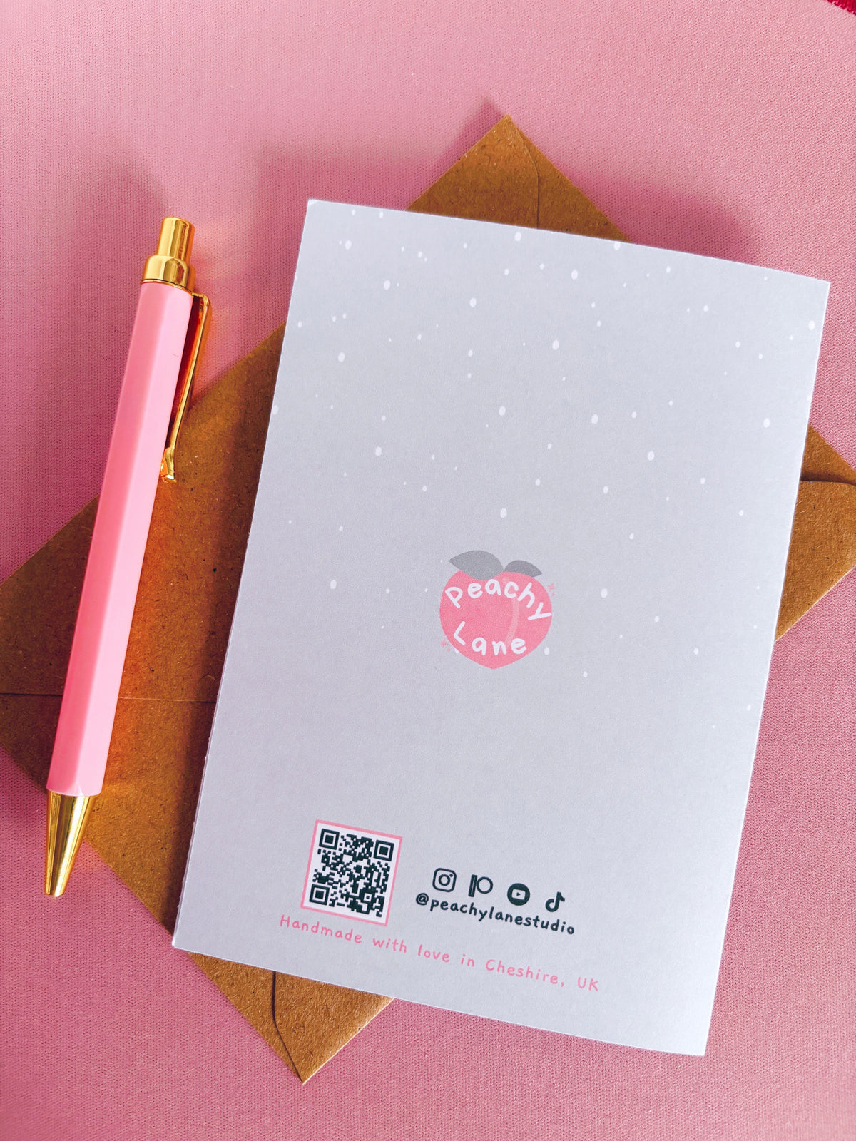 Stationery Christmas Stocking Card with Envelope