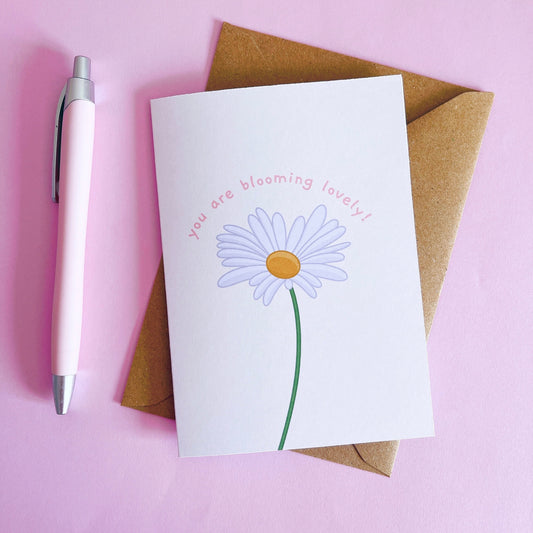 You Are Blooming Lovely Greetings Card With Envelope