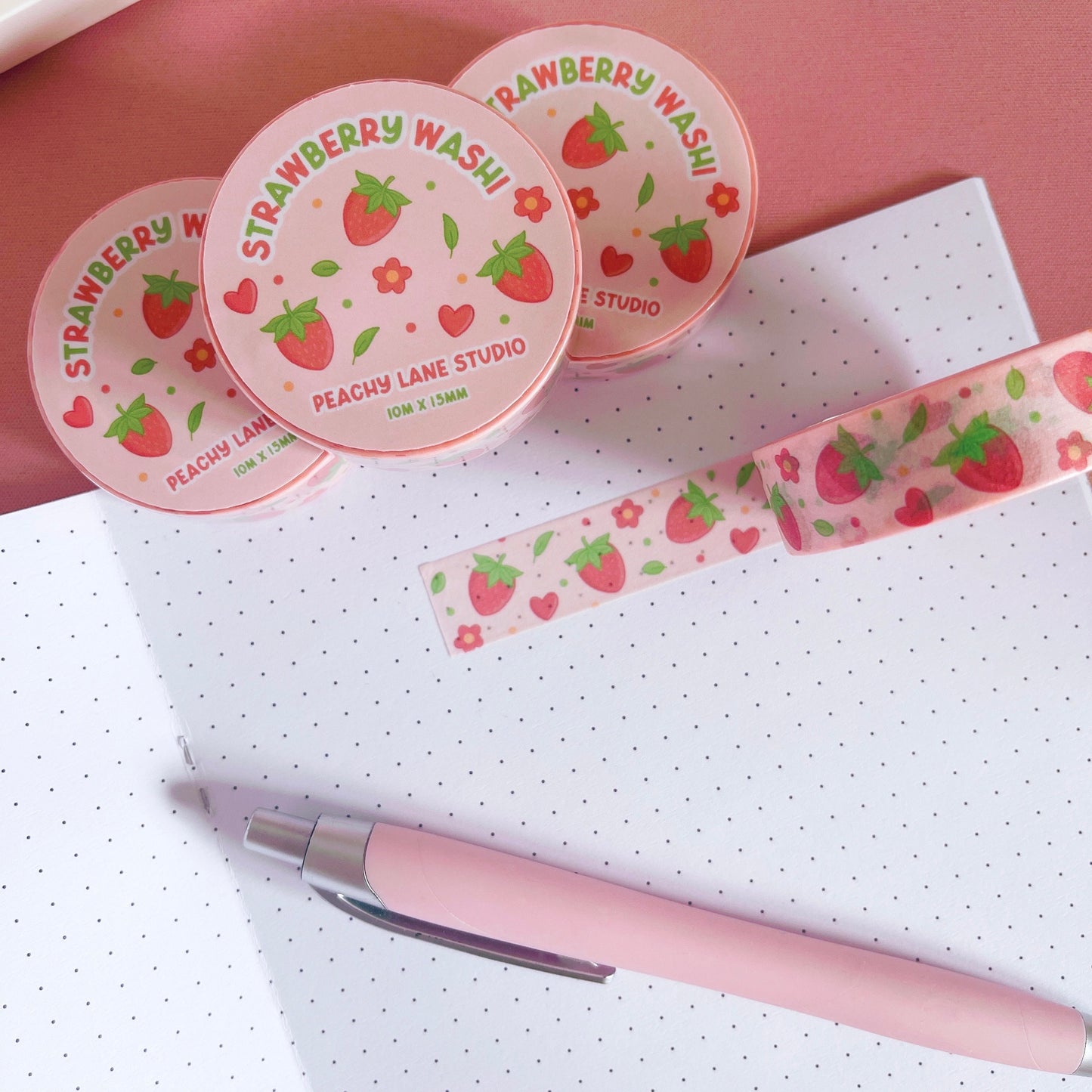 Strawberry Washi Tape