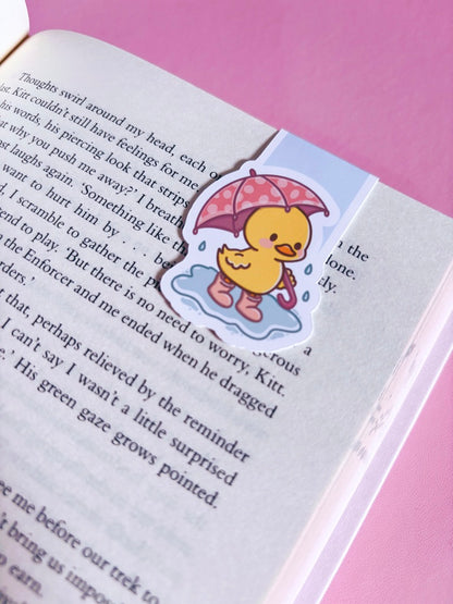 Puddle Days Duck Magnetic Bookmark