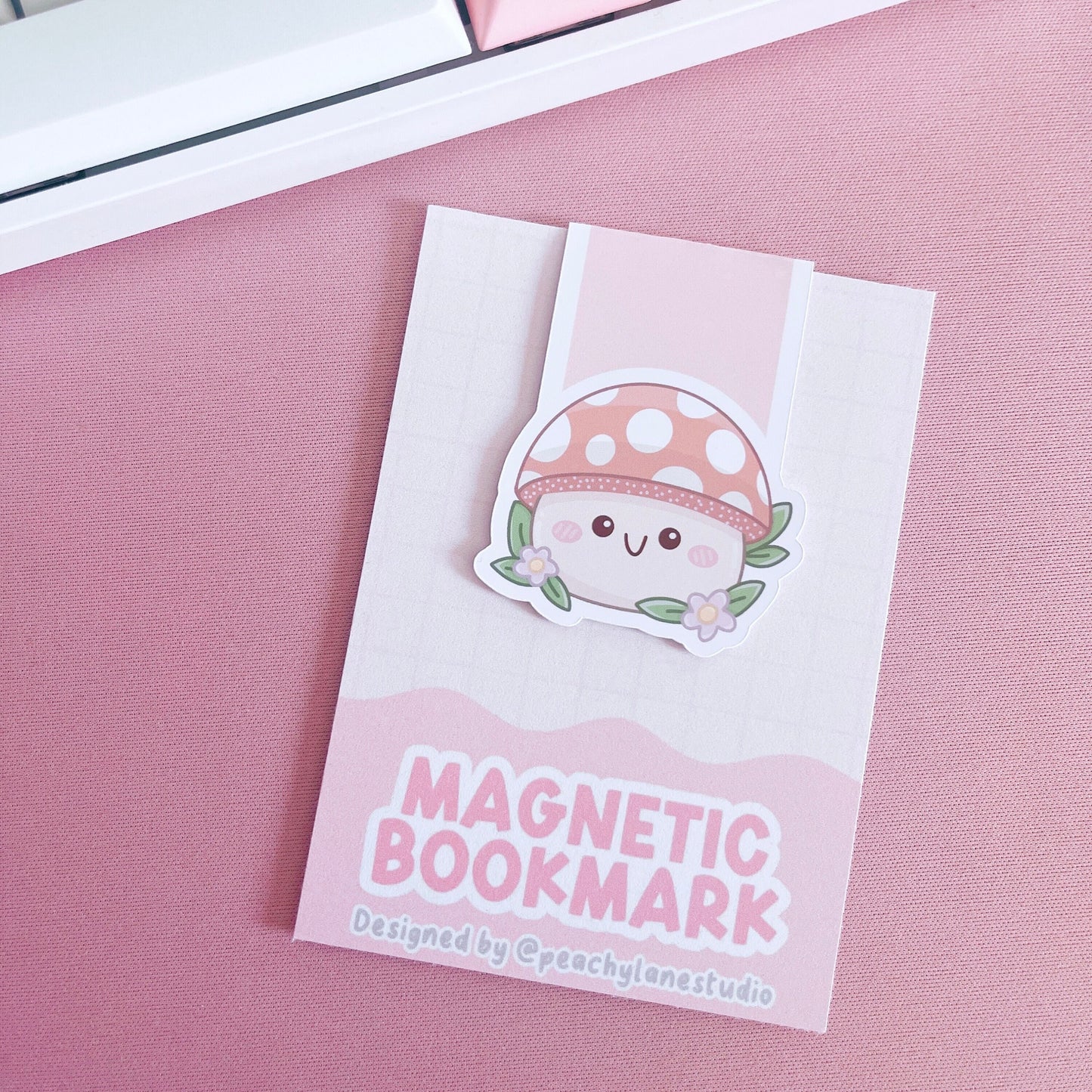 Mushroom Magnetic Bookmark