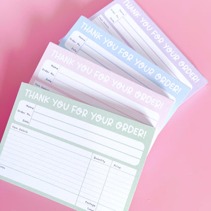 Small Business Invoice Notepad A6