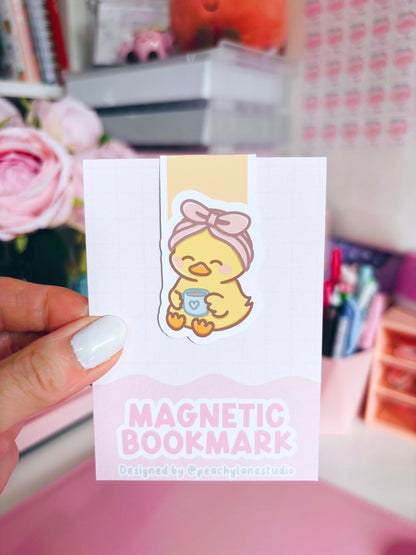 Self Care Duck Magnetic Bookmark
