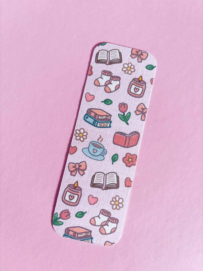 Cosy Pattern Handmade Bookmark