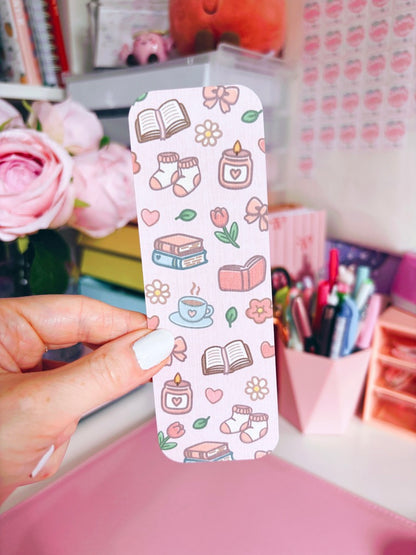 Cosy Pattern Handmade Bookmark