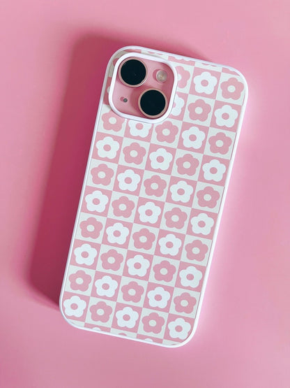 Retro Pink Flowers Phone Case