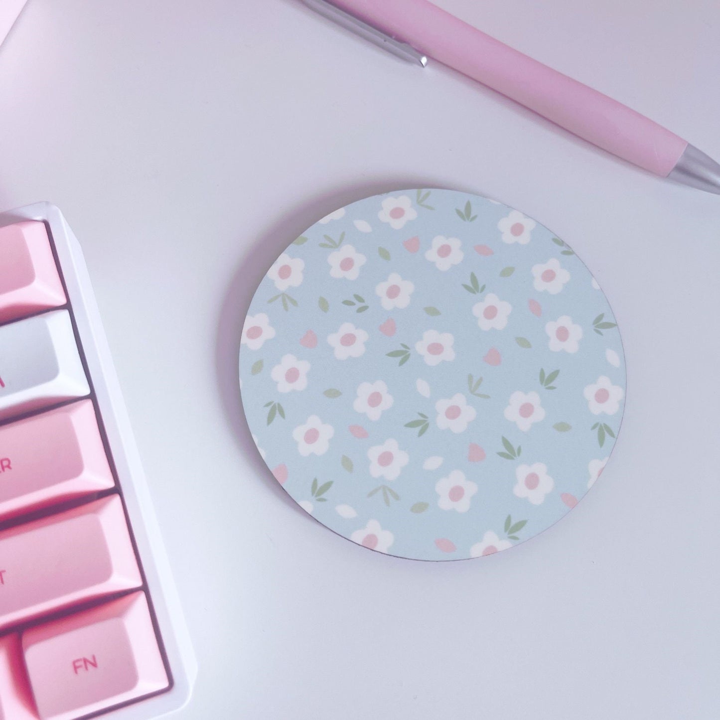 Blue Floral Coaster