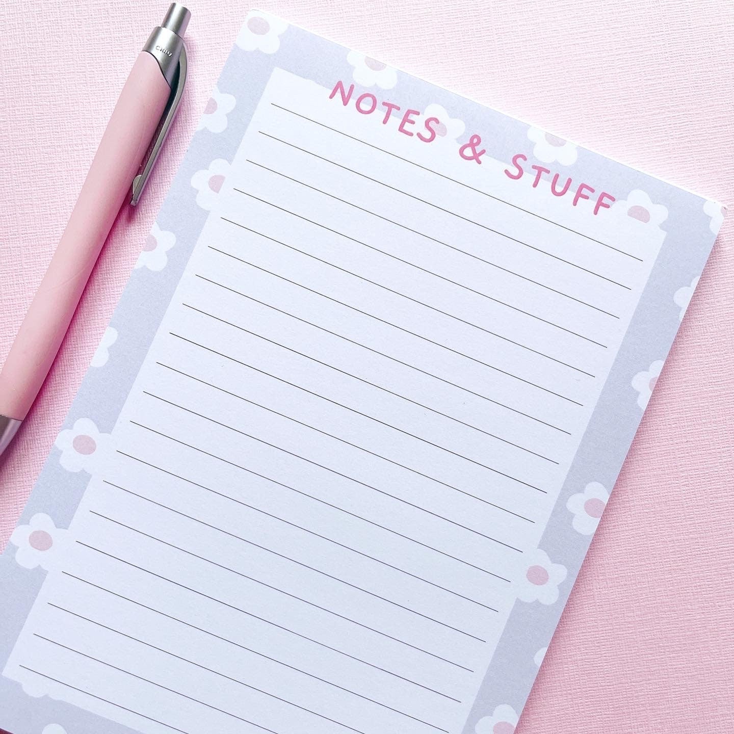 Lined A5 Notepad
