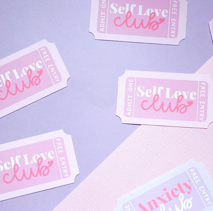 Self Love Club Vinyl Sticker