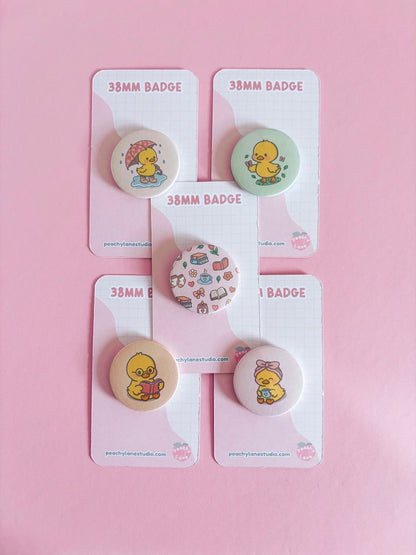 Cosy Pattern Pin Badge