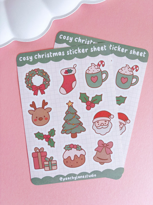 Cosy Christmas Sticker Sheet