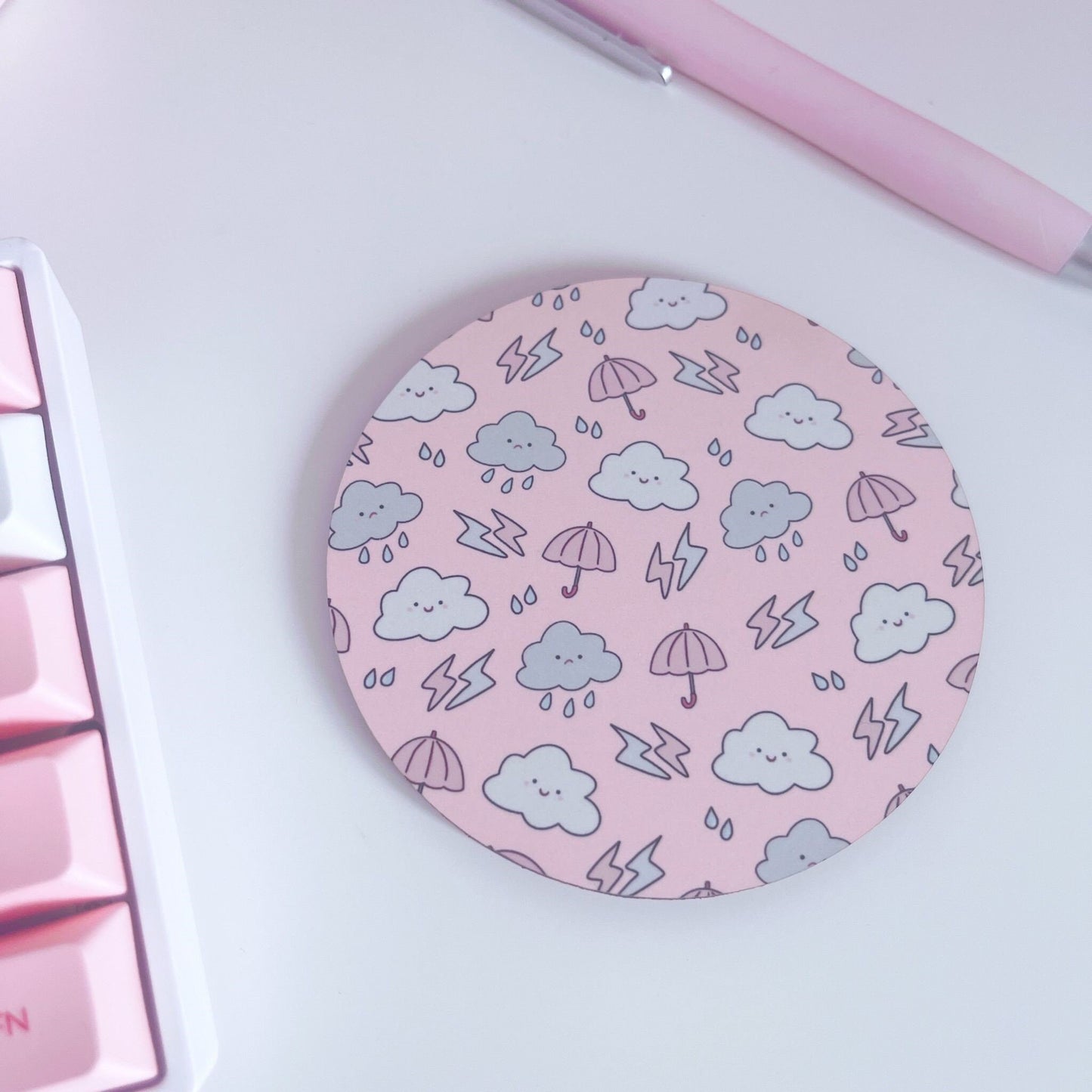 Rainy Illustration Coaster