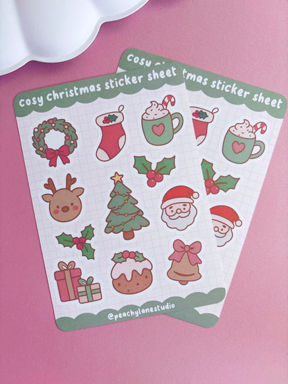Cosy Christmas Sticker Sheet