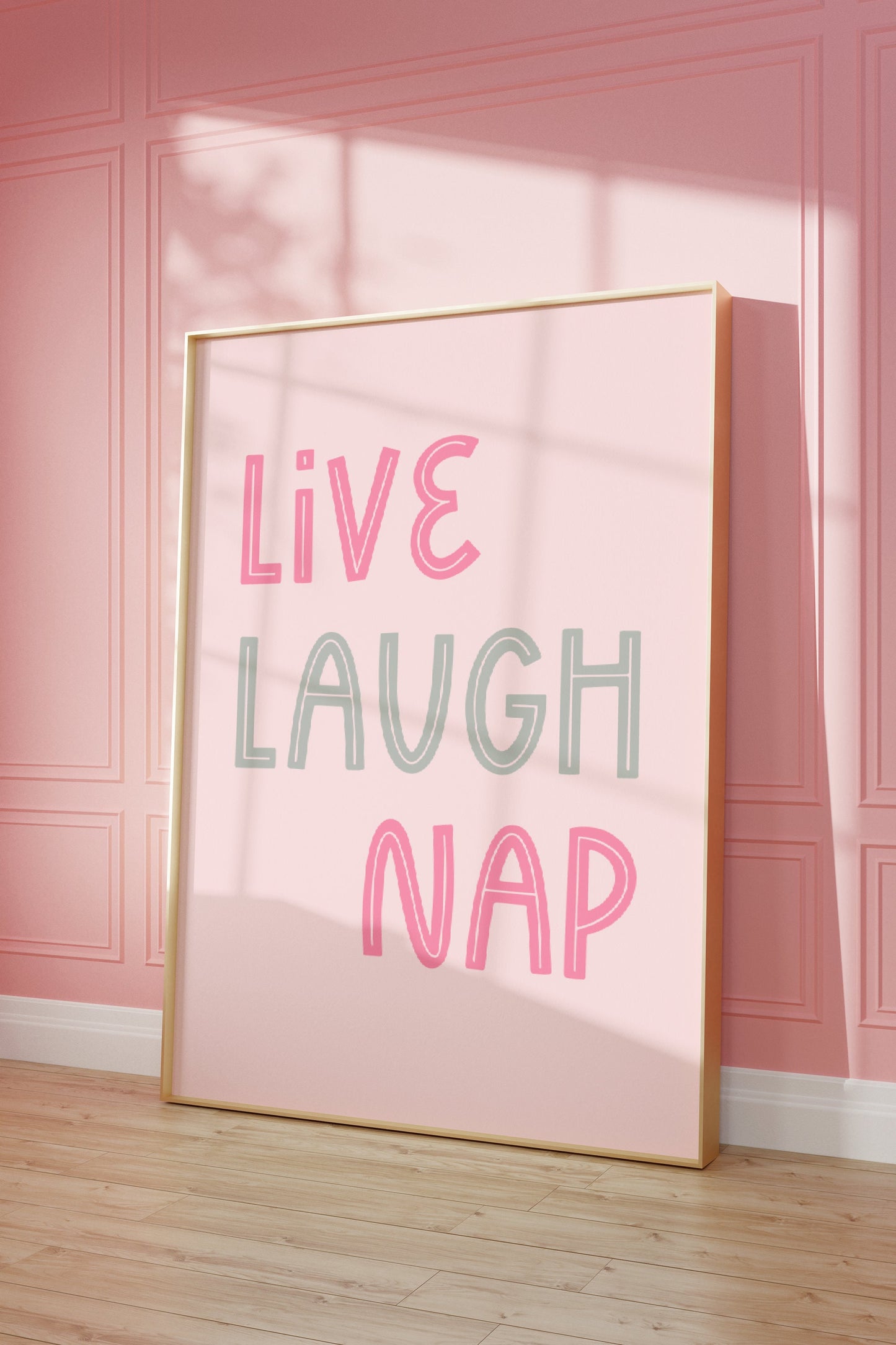 Live Laugh Nap Print