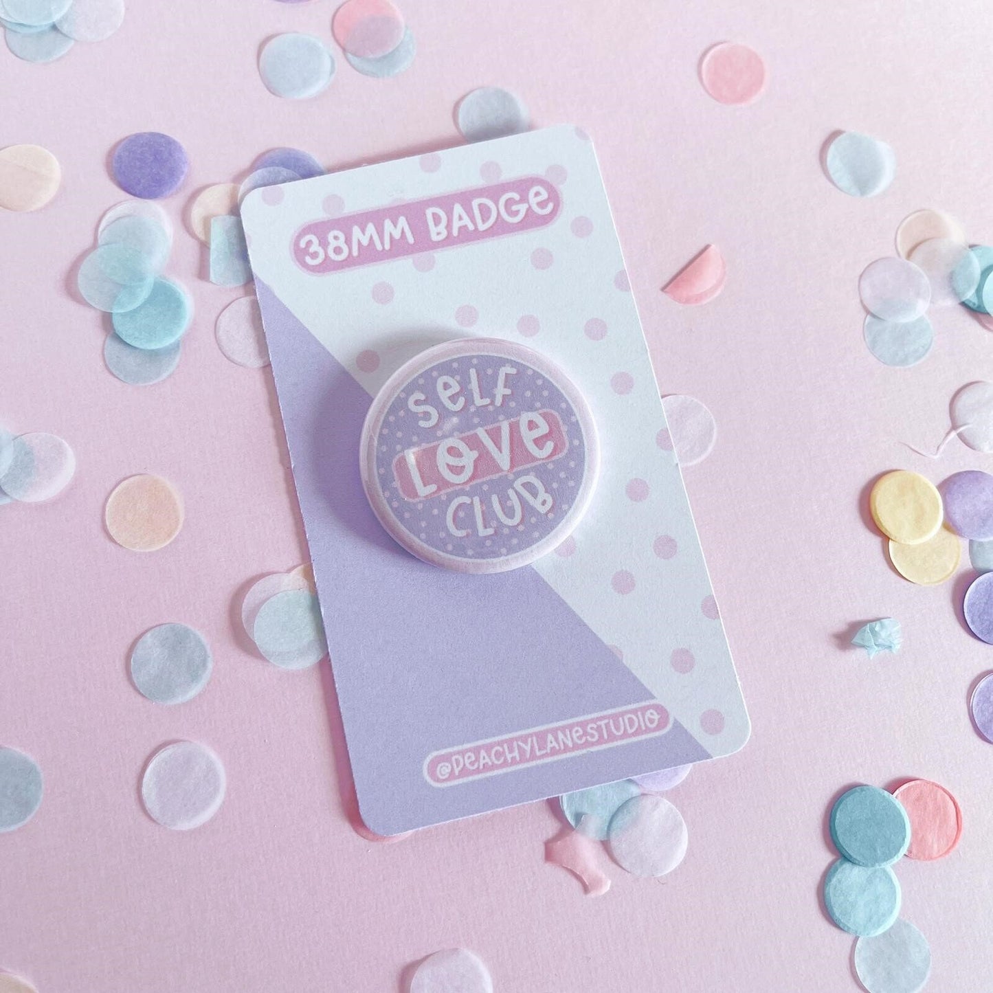 Self Love Club Pin Badge