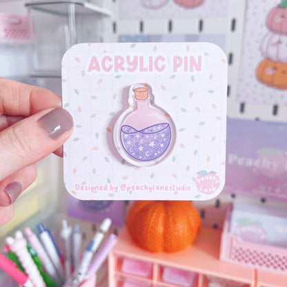 Dreamy Potion Acrylic Pin