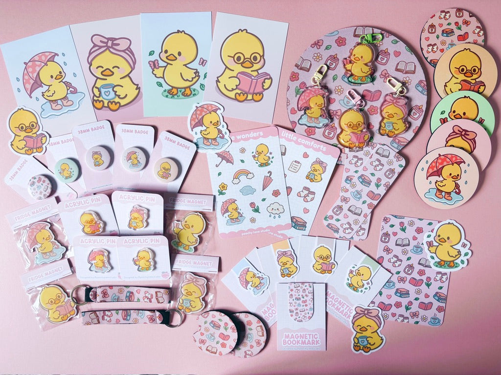 Self Care Duck Vinyl Sticker