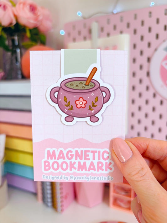 Witch Cauldron Magnetic Bookmark