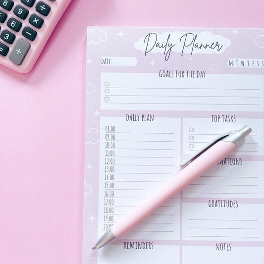 A5 Daily Planner Notepad