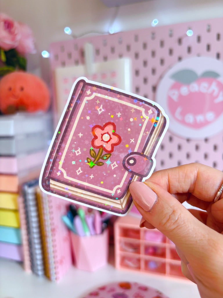 Witch Journal Holographic Stars Vinyl Sticker