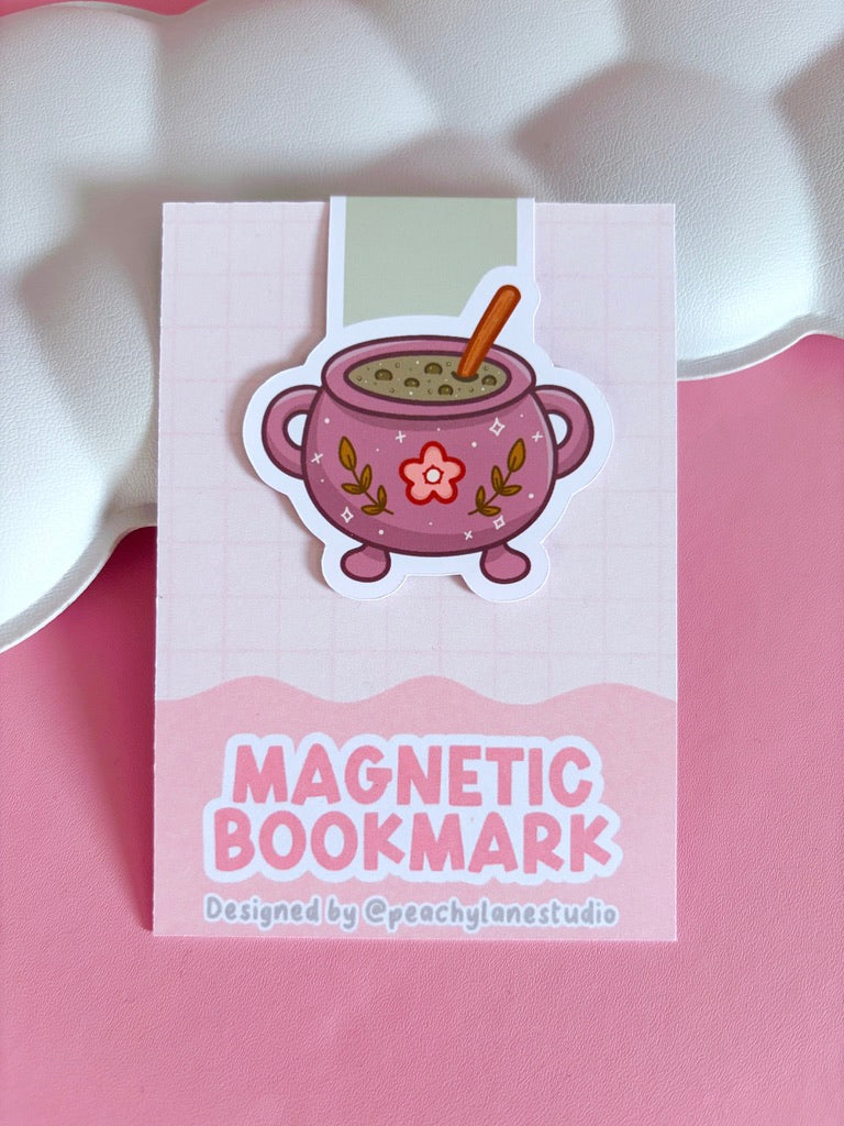 Witch Cauldron Magnetic Bookmark
