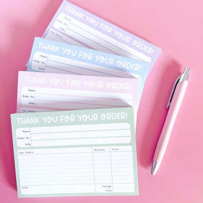 Small Business Invoice Notepad A6