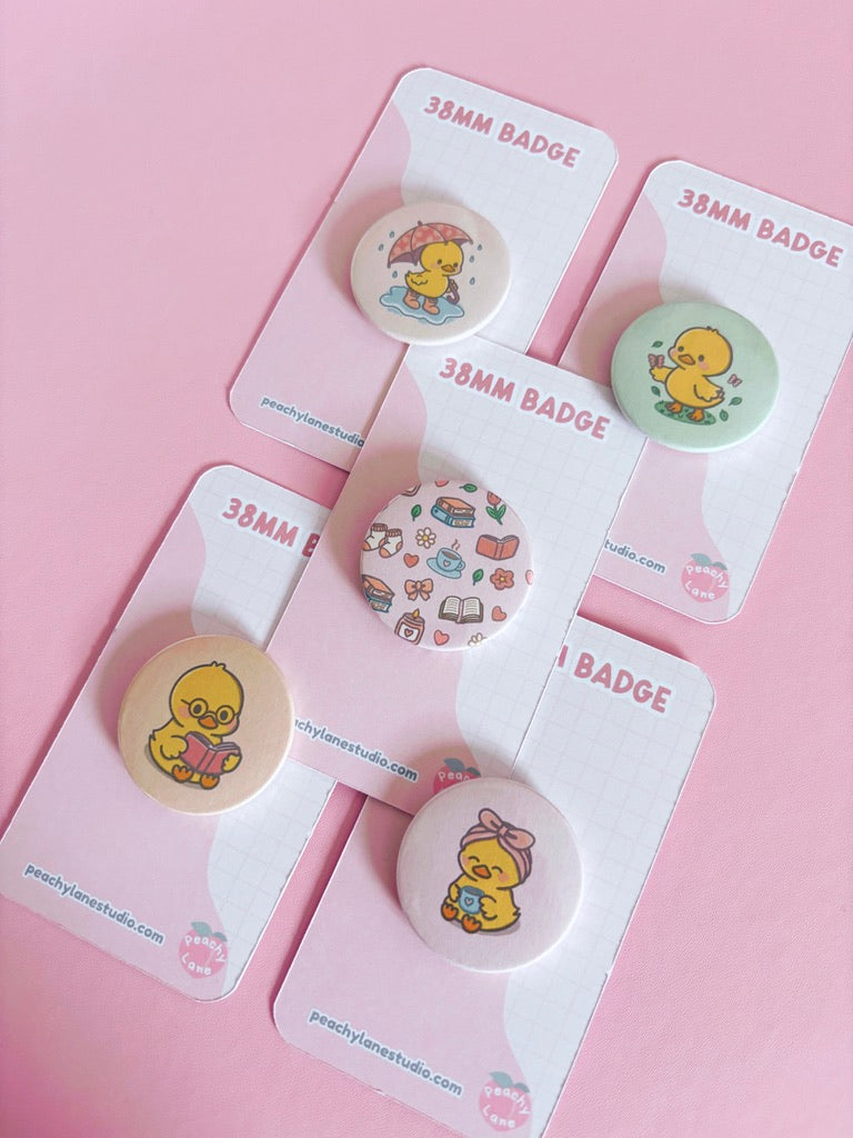 Cosy Pattern Pin Badge