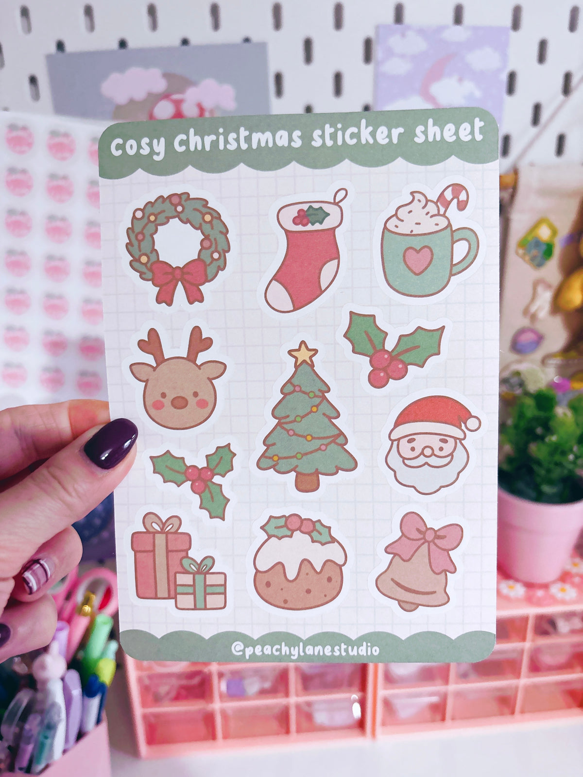 Cosy Christmas Sticker Sheet