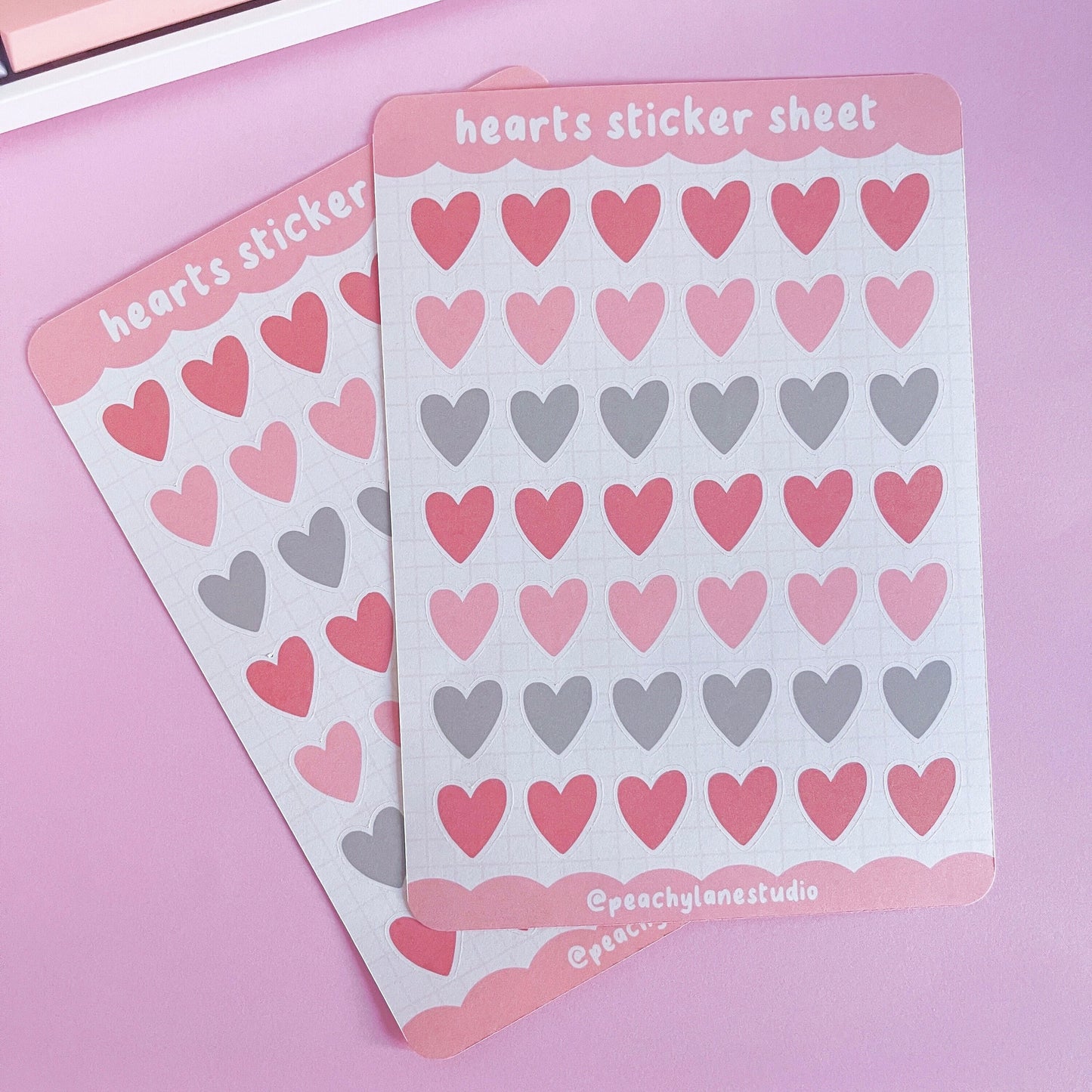 Hearts Sticker Sheet