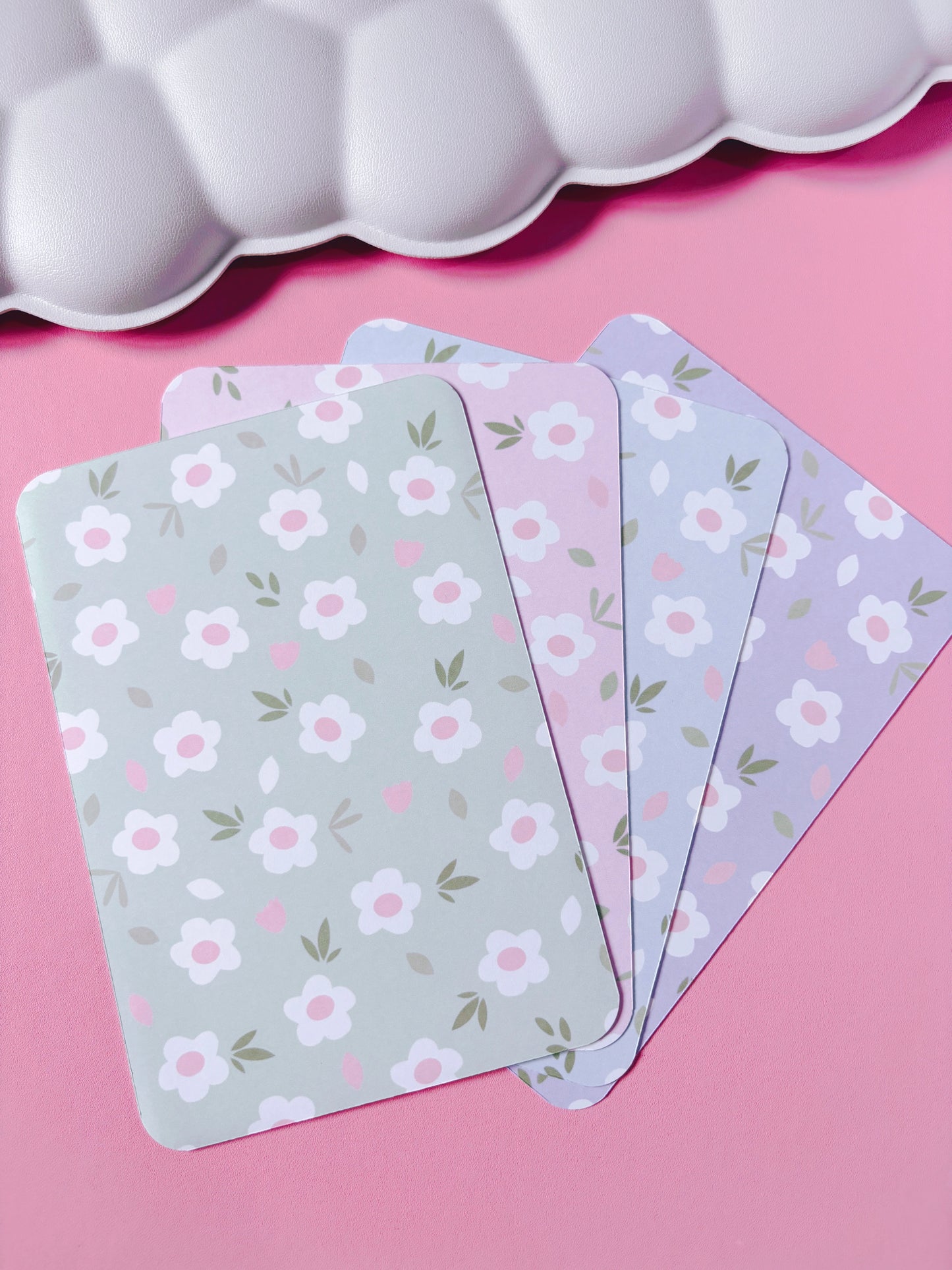 Blue Floral Kindle Insert